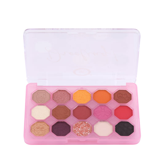 Drooling 15-Color Eyeshadow Palette – Bold, Pigmented, Long-Lasting & Blendable Shades for Creative Eye Looks – Matte, Shimmer & Glitter | All Skin Tones | Professional & Daily Use