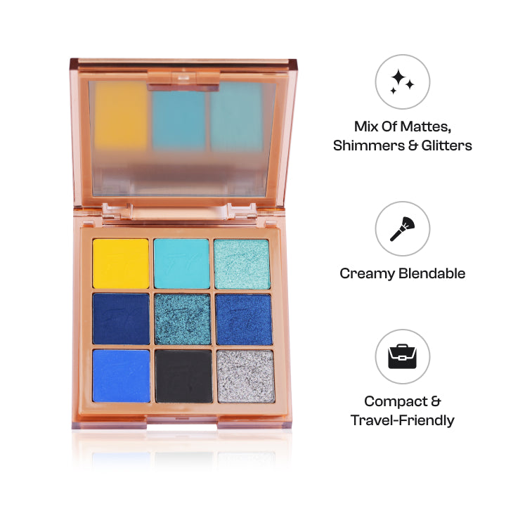 Platinum Chrome Eyeshadow Palette, , A unique Combination of Matte