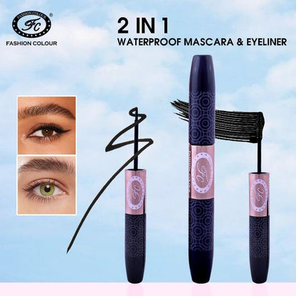 Fashion Colour 2 In 1 Eyeliner &Mascara