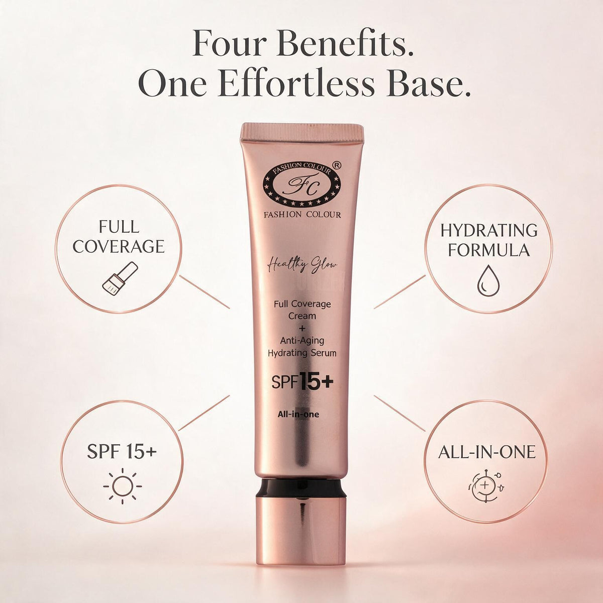 Tinted Moisturizer, Full Coverage Cream, SPF15+