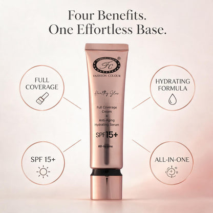 Tinted Moisturizer, Full Coverage Cream, SPF15+
