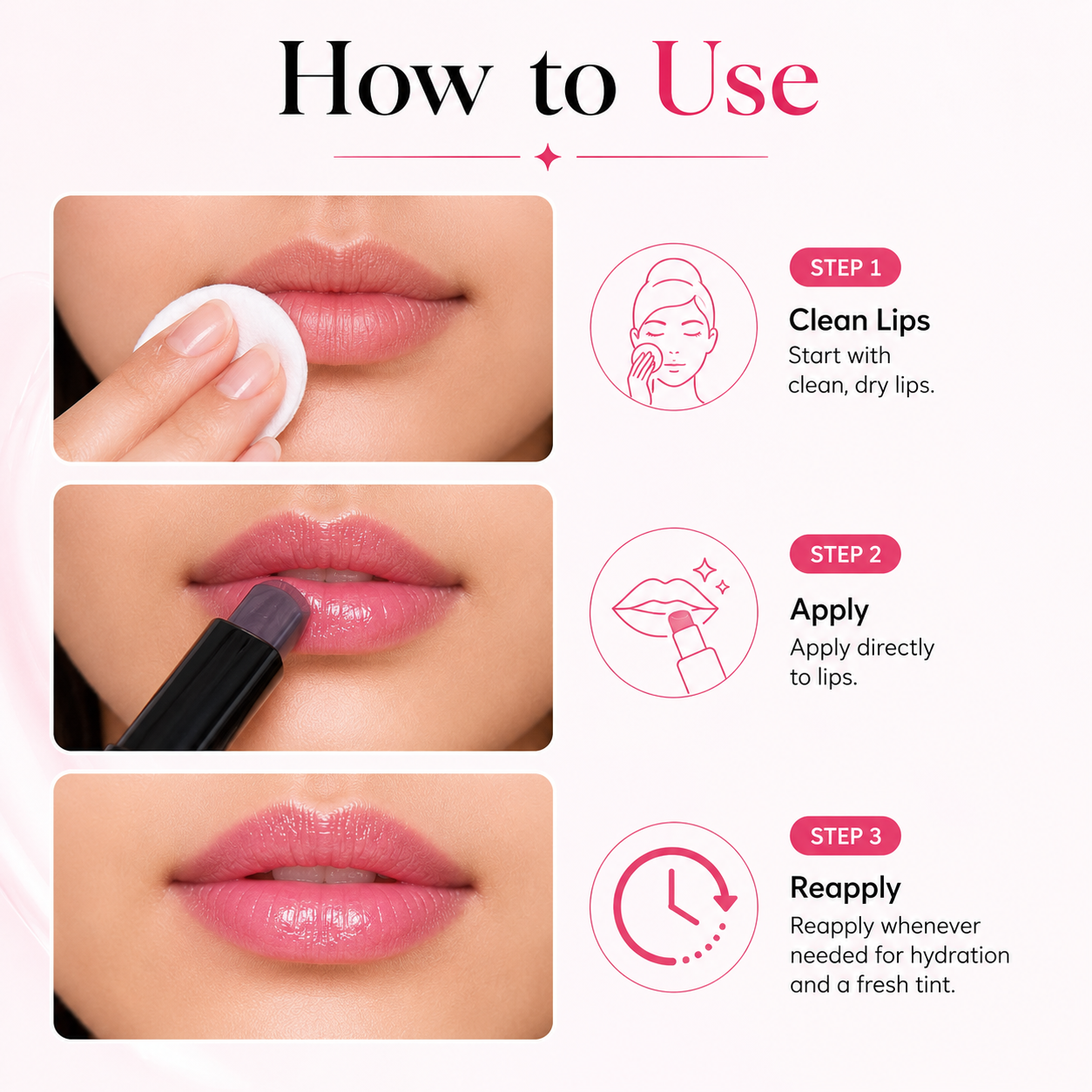 Tinted Magic Lip Balm, 3gm