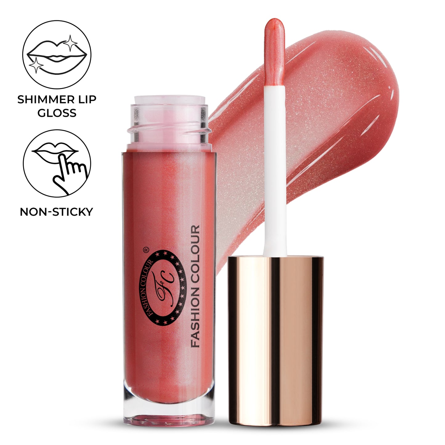 Glossin Lip Gloss 4.5gm | High-Shine Non-Sticky Lip Gloss | Long-Lasting Hydrating Formula | Gloss for Smooth, Plump & Moisturized Lips