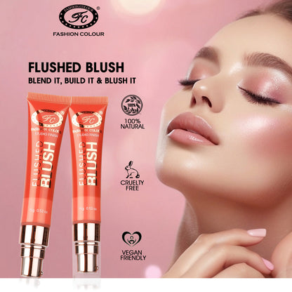 Fashion Colour Flushed Blush, Velvet Touch, Creamy Texture, Liquid Blush, 15gm