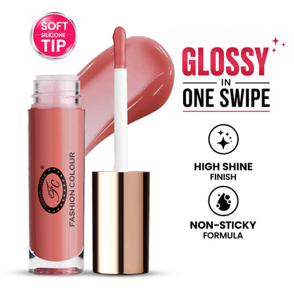 Glossin Lip Gloss 4.5gm | High-Shine Non-Sticky Lip Gloss | Long-Lasting Hydrating Formula | Gloss for Smooth, Plump & Moisturized Lips