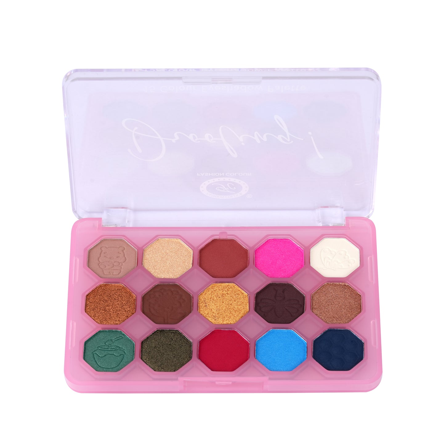 Drooling 15-Color Eyeshadow Palette – Bold, Pigmented, Long-Lasting & Blendable Shades for Creative Eye Looks – Matte, Shimmer & Glitter | All Skin Tones | Professional & Daily Use