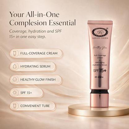 Tinted Moisturizer, Full Coverage Cream, SPF15+