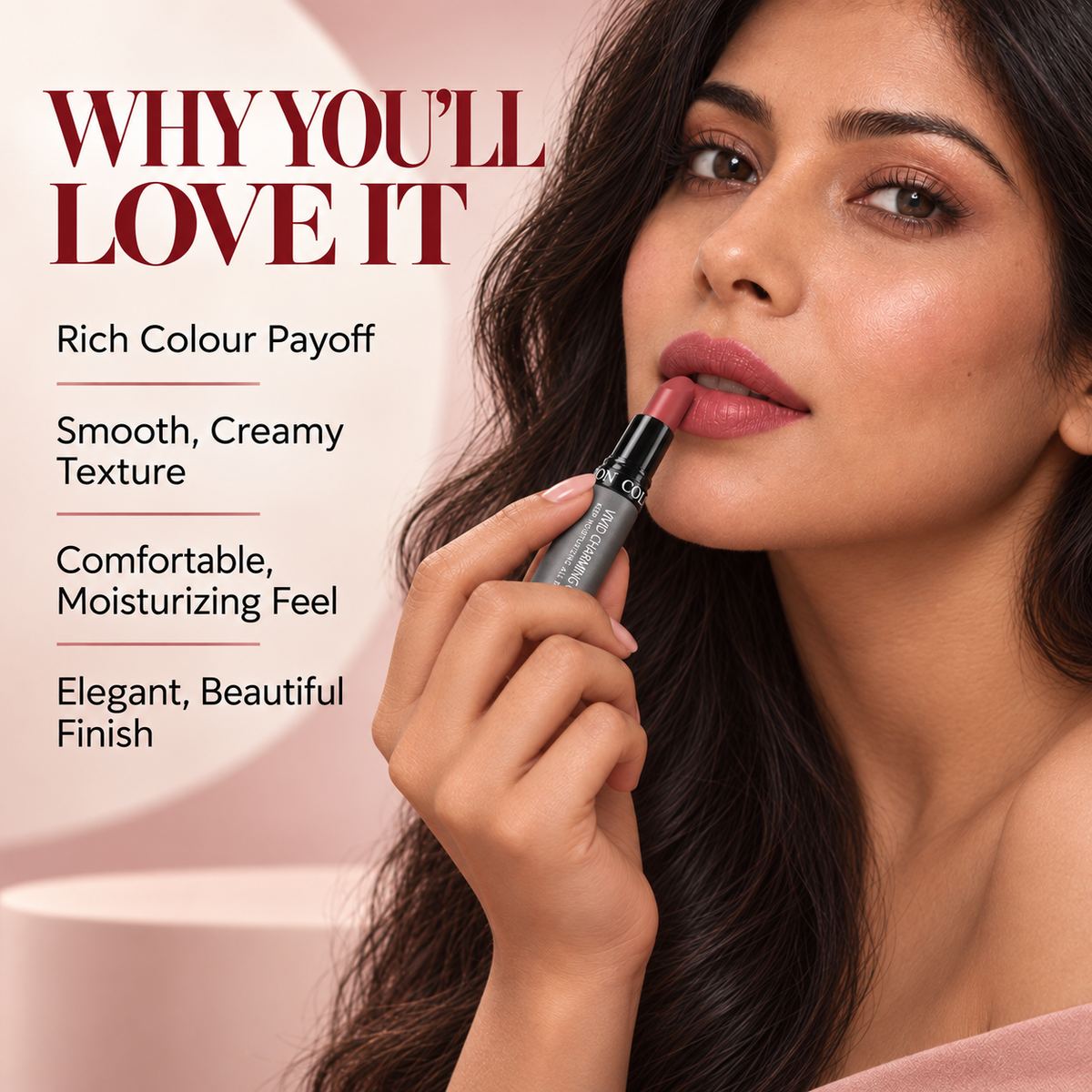 Kiss Lip No Transfer Lipstick