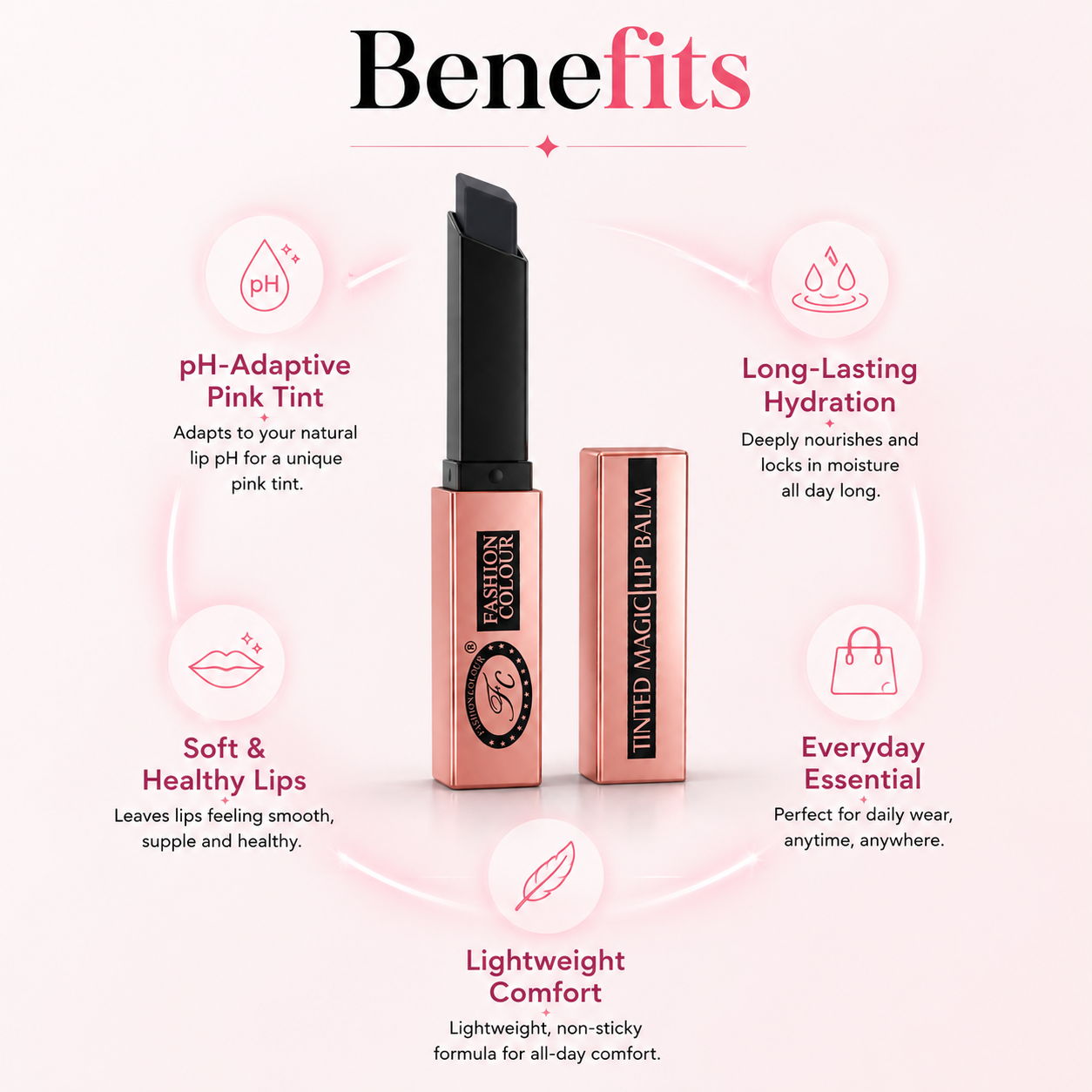 Tinted Magic Lip Balm, 3gm