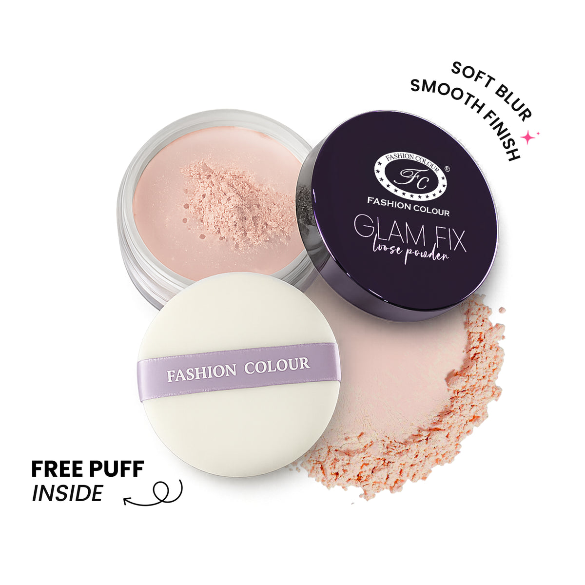 Glam Fix Loose Powder For Face Makeup