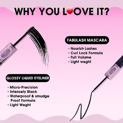 Fashion Colour 2 In 1 Eyeliner &Mascara