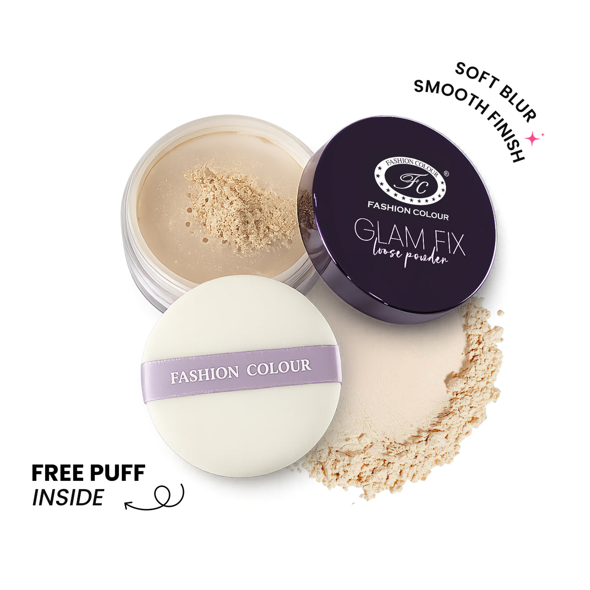 Glam Fix Loose Powder For Face Makeup