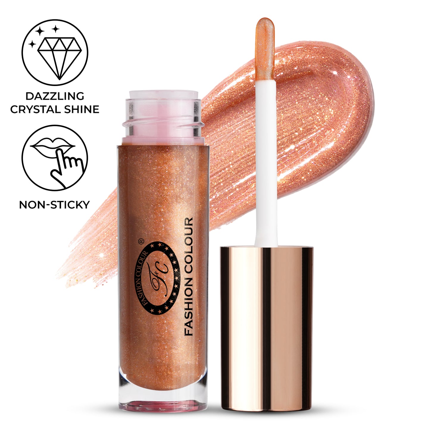 Glossin Lip Gloss 4.5gm | High-Shine Non-Sticky Lip Gloss | Long-Lasting Hydrating Formula | Gloss for Smooth, Plump & Moisturized Lips