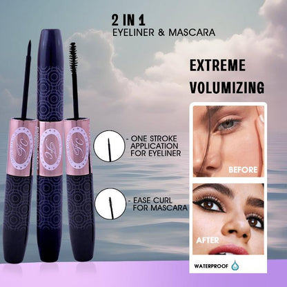 Fashion Colour 2 In 1 Eyeliner &Mascara