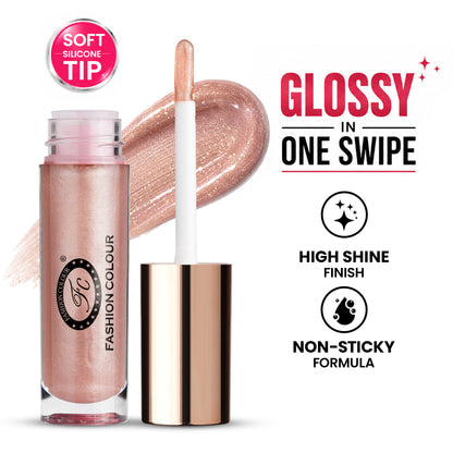 Glossin Lip Gloss 4.5gm | High-Shine Non-Sticky Lip Gloss | Long-Lasting Hydrating Formula | Gloss for Smooth, Plump & Moisturized Lips