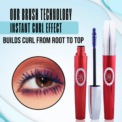 Big Eye Waterproof curl Mascara Blue I Waterproof, Non-Fading, Smudge-Proof, And Volume Base Film (8ml)