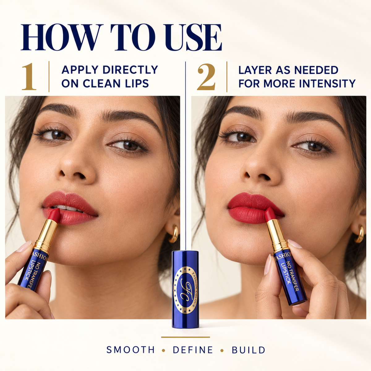 Non-Transfer Matt Waterproof Lipstick