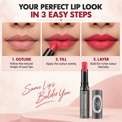 Kiss Lip No Transfer Lipstick