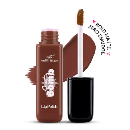 Sweet Bomb Lip Polish | Lip Gloss For Women | Upto 16 Hours | Matte Finish With Quick Dry Feature Gives you Vibrant Look | For Office/ Party Girlies | Available in 19 Shades Choose Your's