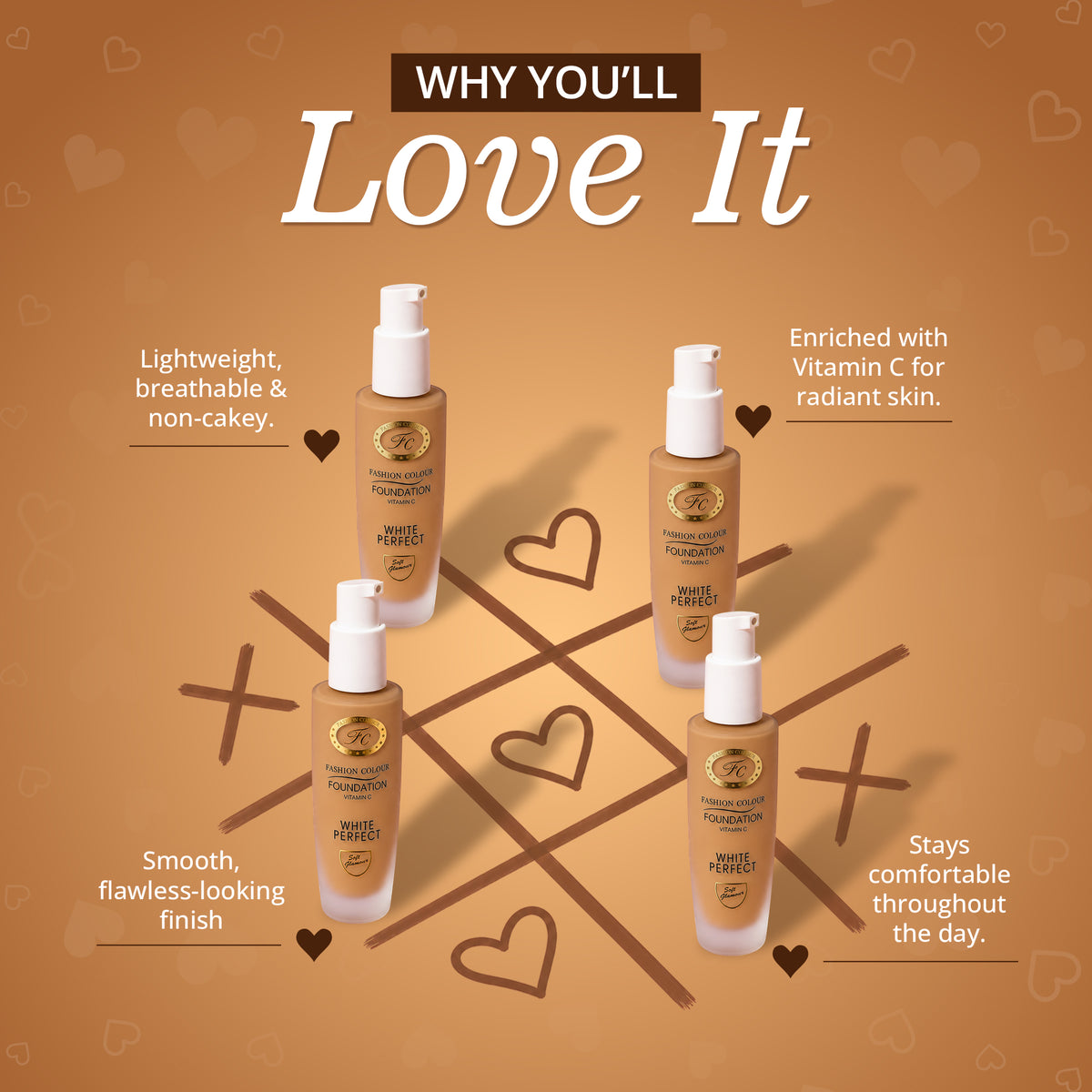 Vitamin C Foundation/White Perfect Foundation