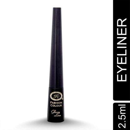 24Hrs Shiny Black Waterproof Eyeliner Glossy - One touch, Make your Eyes Outstanding