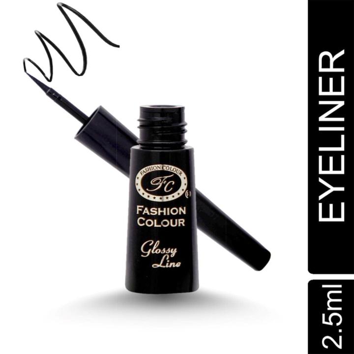 24Hrs Shiny Black Waterproof Eyeliner Glossy - One touch, Make your Eyes Outstanding