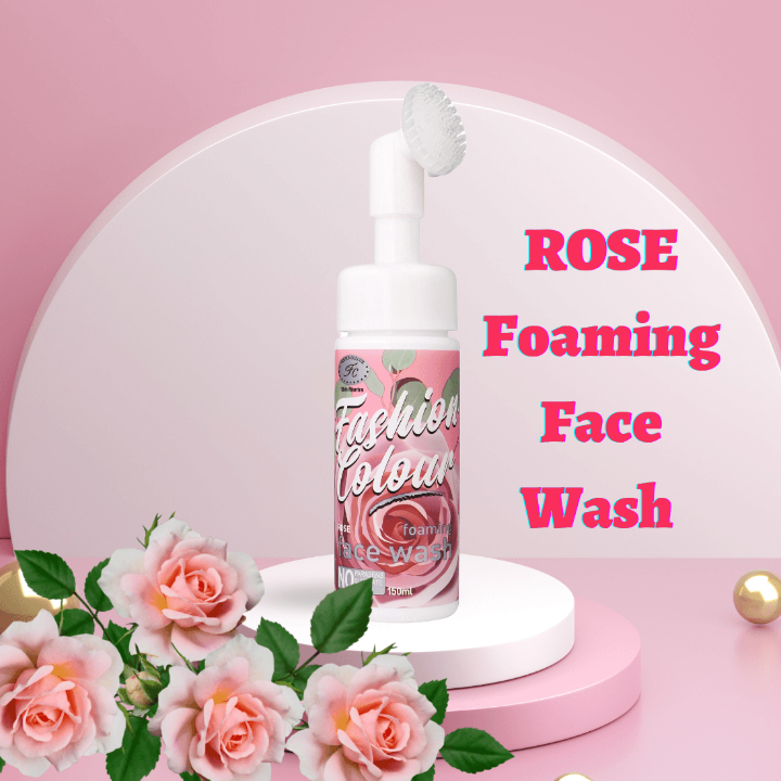 Fashion Colour Rose Foaming Face Wash