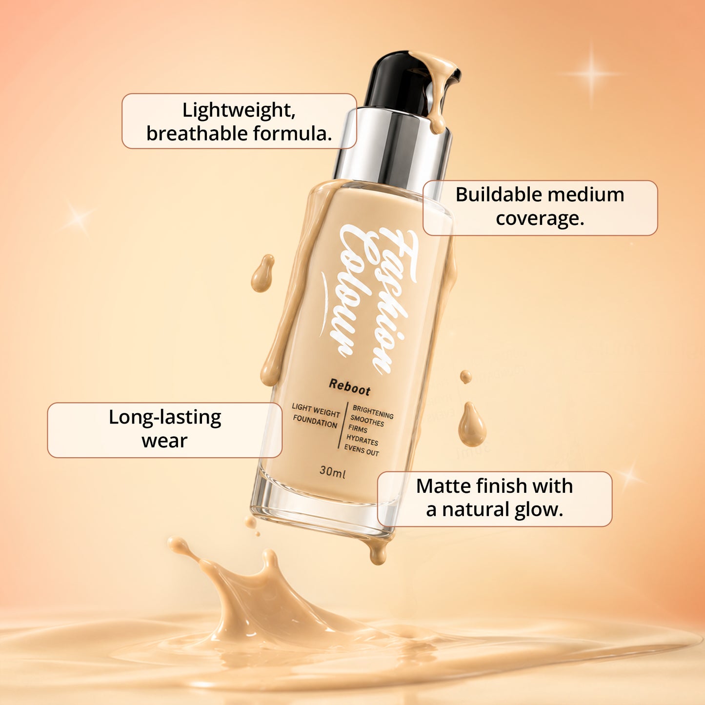 Light Weight Reboot Foundation, 30ml