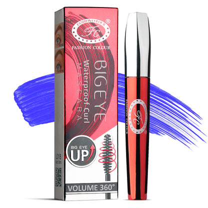 Big Eye Waterproof curl Mascara Blue I Waterproof, Non-Fading, Smudge-Proof, And Volume Base Film (8ml)
