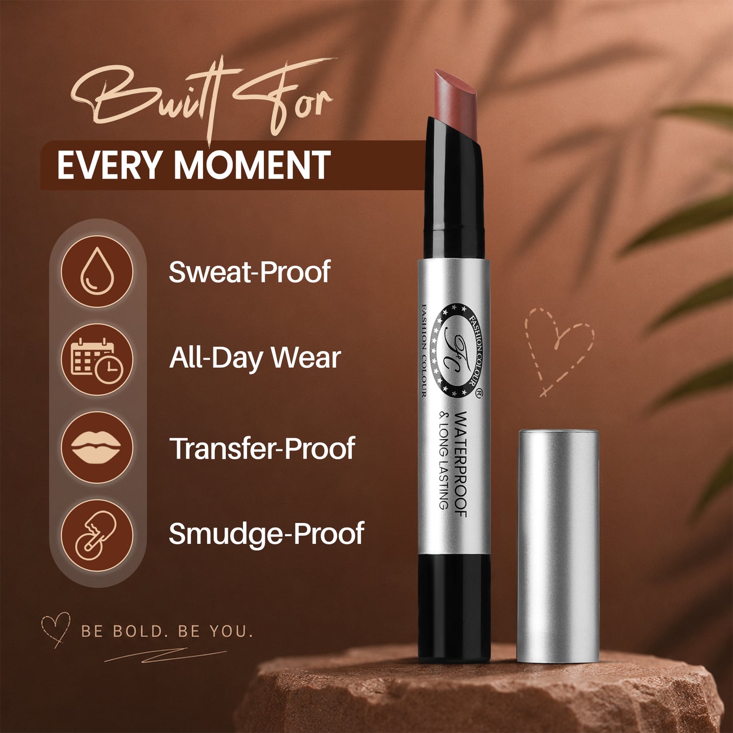 Colorful Non Transfer Lipstick, 2g