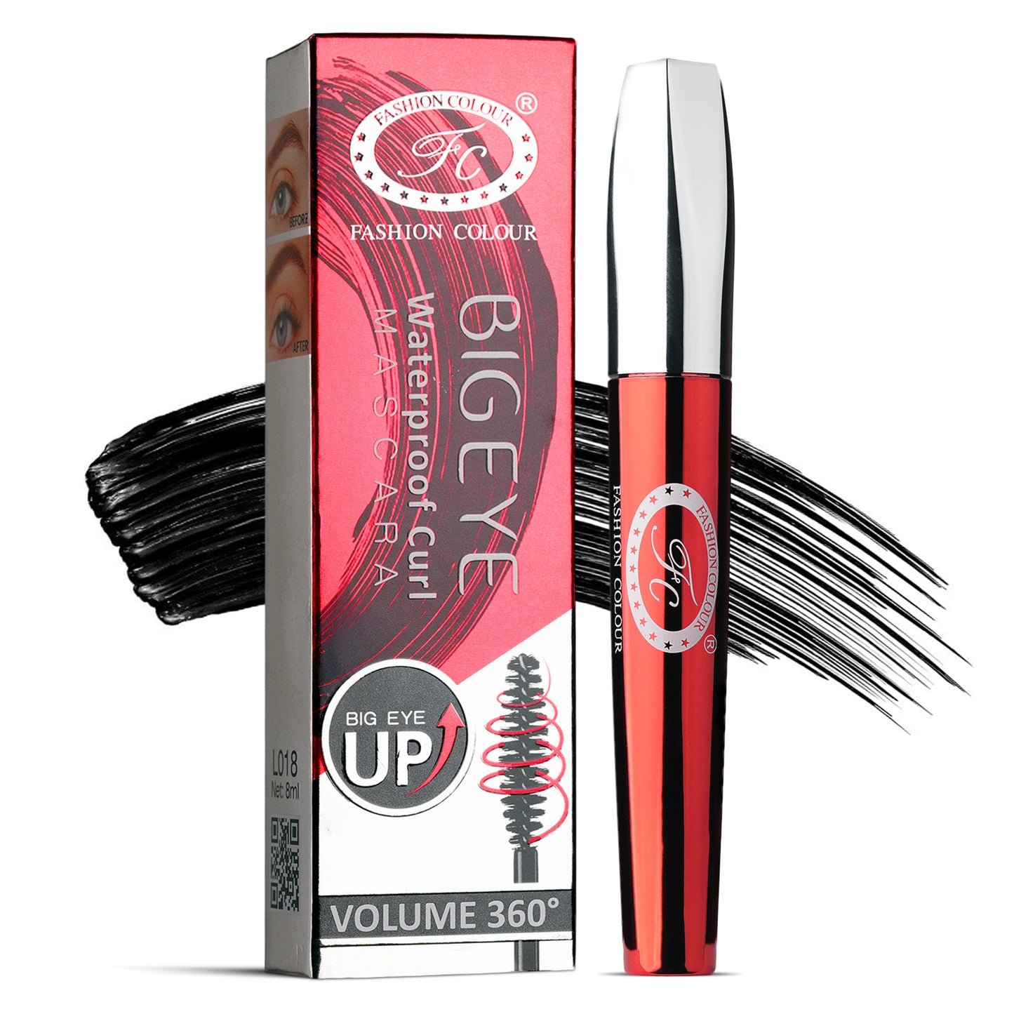 Big Eye Waterproof curl Mascara Blue I Waterproof, Non-Fading, Smudge-Proof, And Volume Base Film (8ml)
