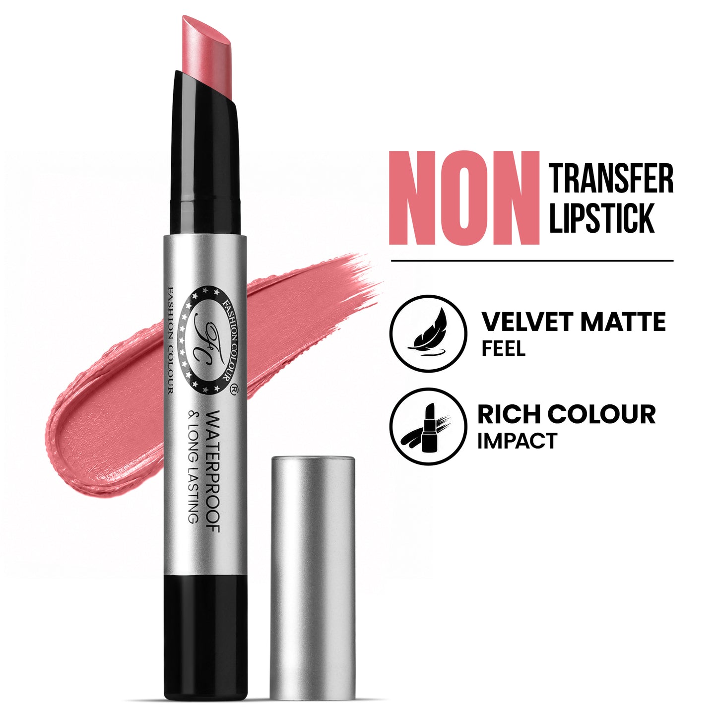 Colorful Non Transfer Lipstick, 2g