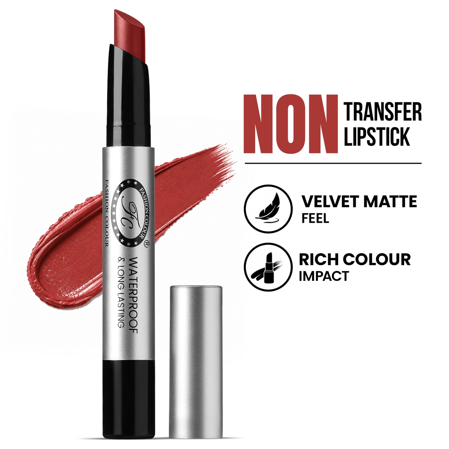 Colorful Non Transfer Lipstick, 2g