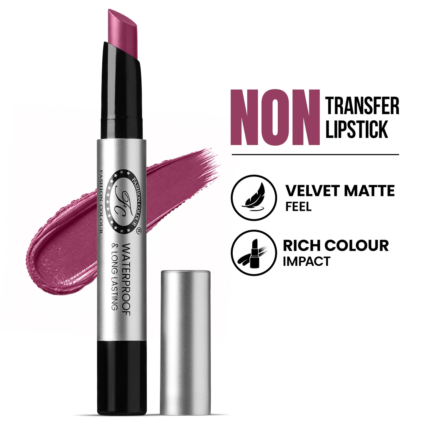 Colorful Non Transfer Lipstick, 2g