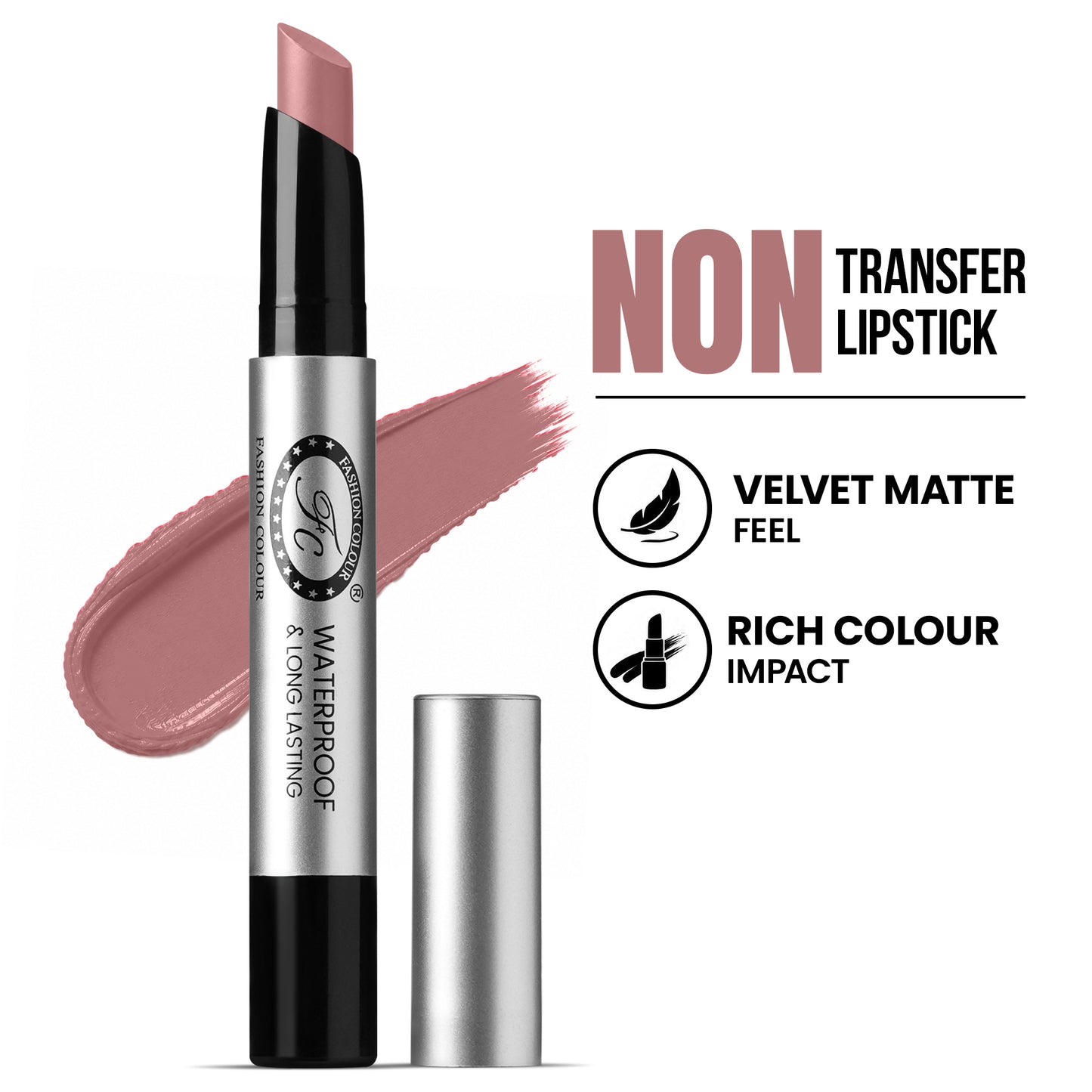 Colorful Non Transfer Lipstick, 2g