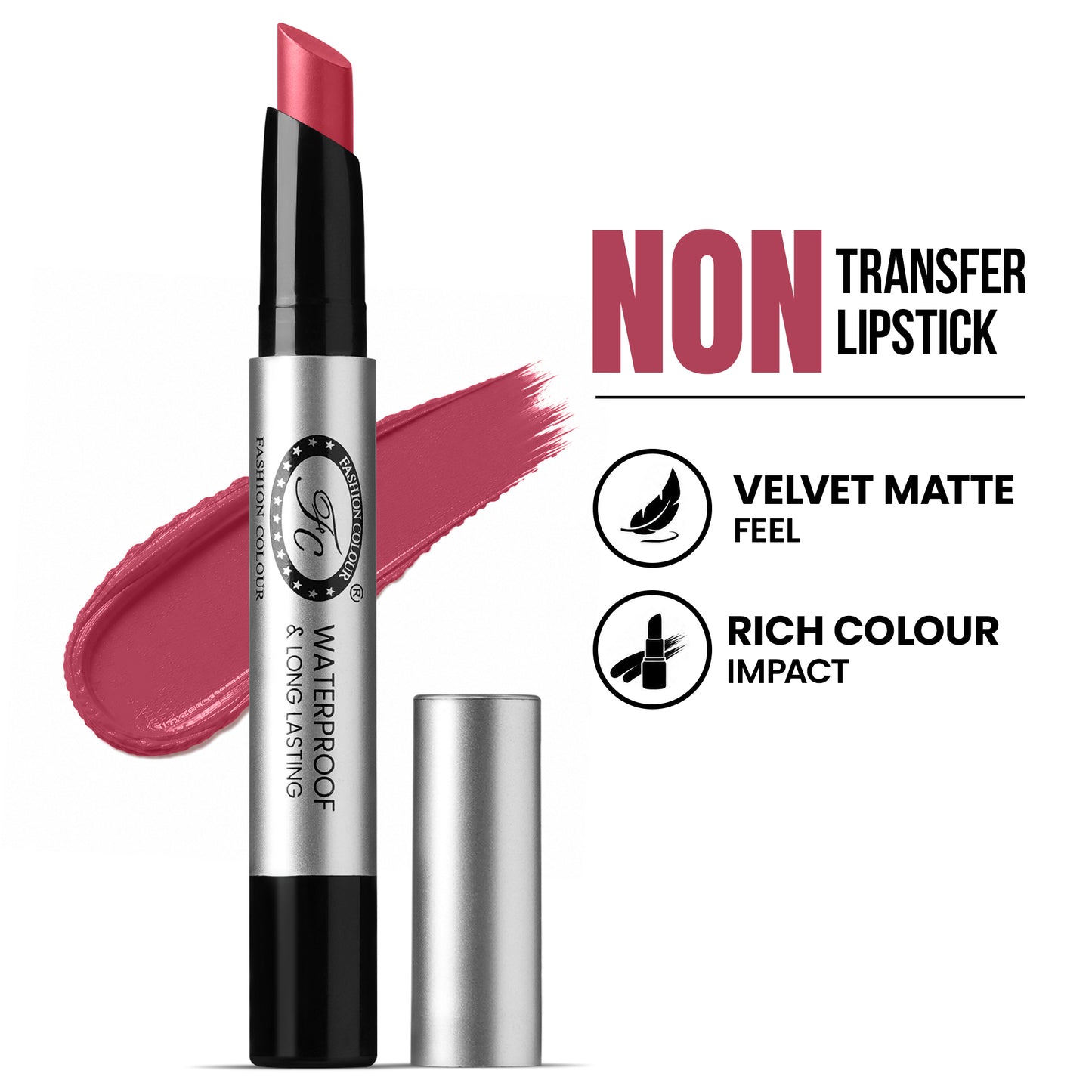 Colorful Non Transfer Lipstick, 2g