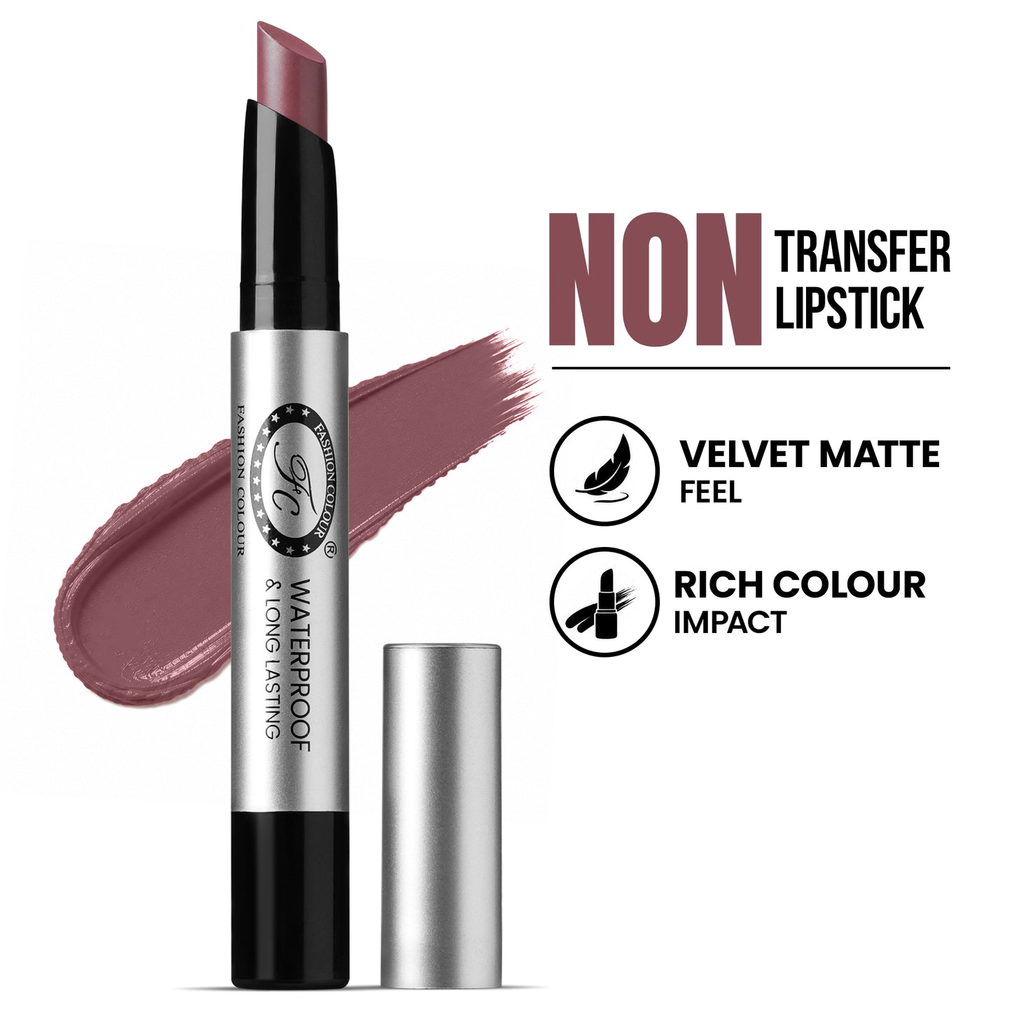 Colorful Non Transfer Lipstick, 2g