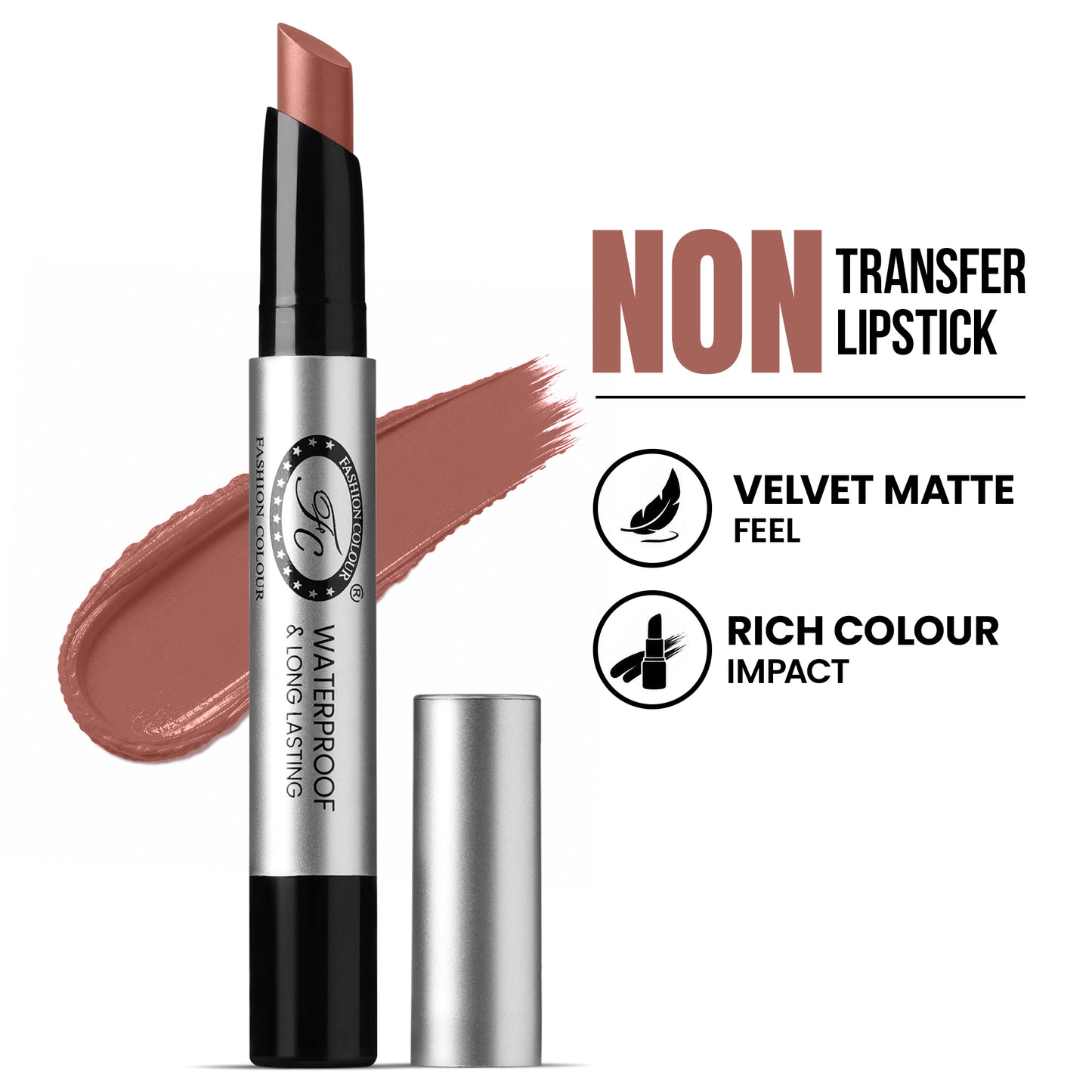 Colorful Non Transfer Lipstick, 2g