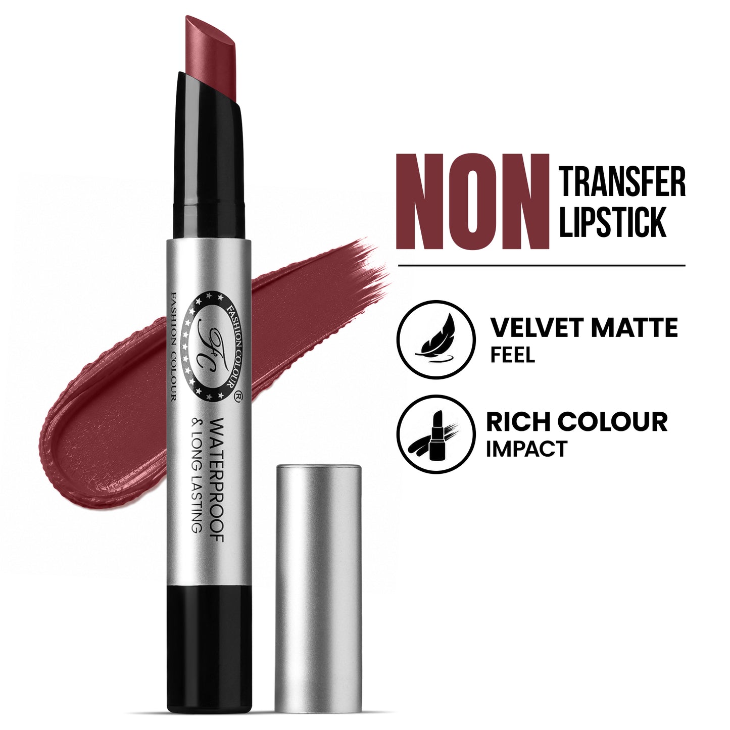 Colorful Non Transfer Lipstick, 2g