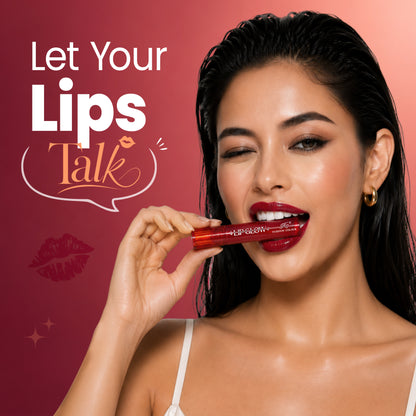 Pretty Lip Glow Liquid Lipstick Waterproof | Matte Finish | Non Transfer 16 Hours Wear | Liquid Lipstick Nudeshade To Bold | For All Indian Skin Tones | 3ml