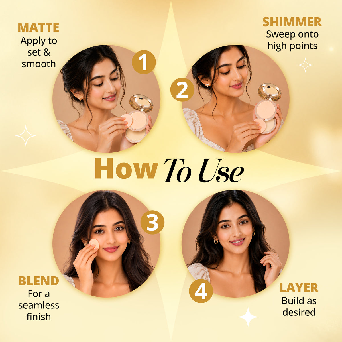 Oil Control Matte Flawless Pressed Powder