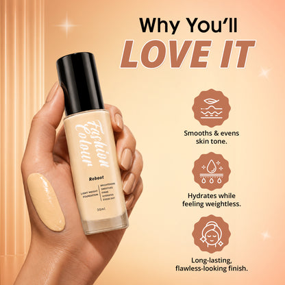 Light Weight Reboot Foundation, 30ml