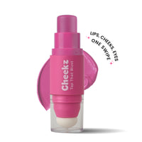 Cheekz Tap Tint & Blush – Dual-Ended Cream Blush Stick with Built-In Applicator – Long-Lasting, Blendable Formula for Natural Glow