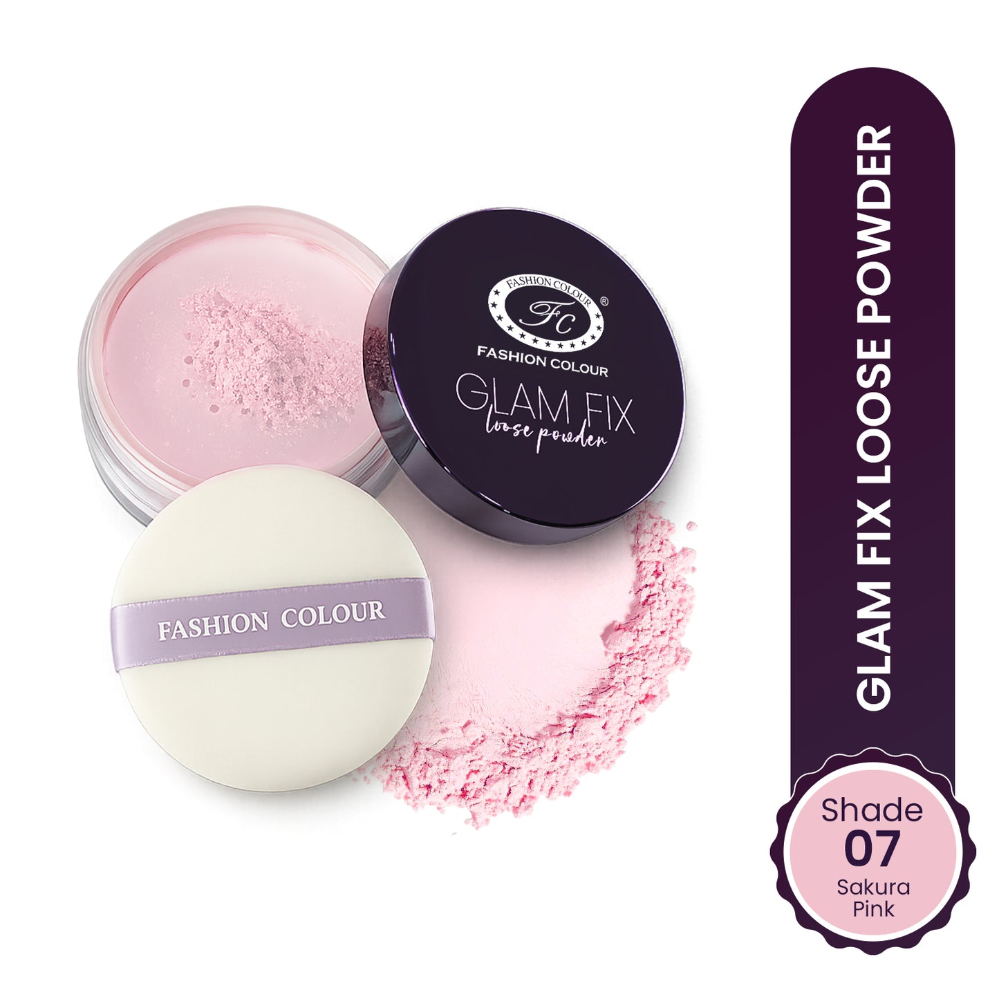 Glam Fix Loose Powder For Face Makeup | Setting & Finishing Loose Powder For All Skin Types | Non- Drying & Lightweight | Evens Out Skin Tone | Blurs Imperfections