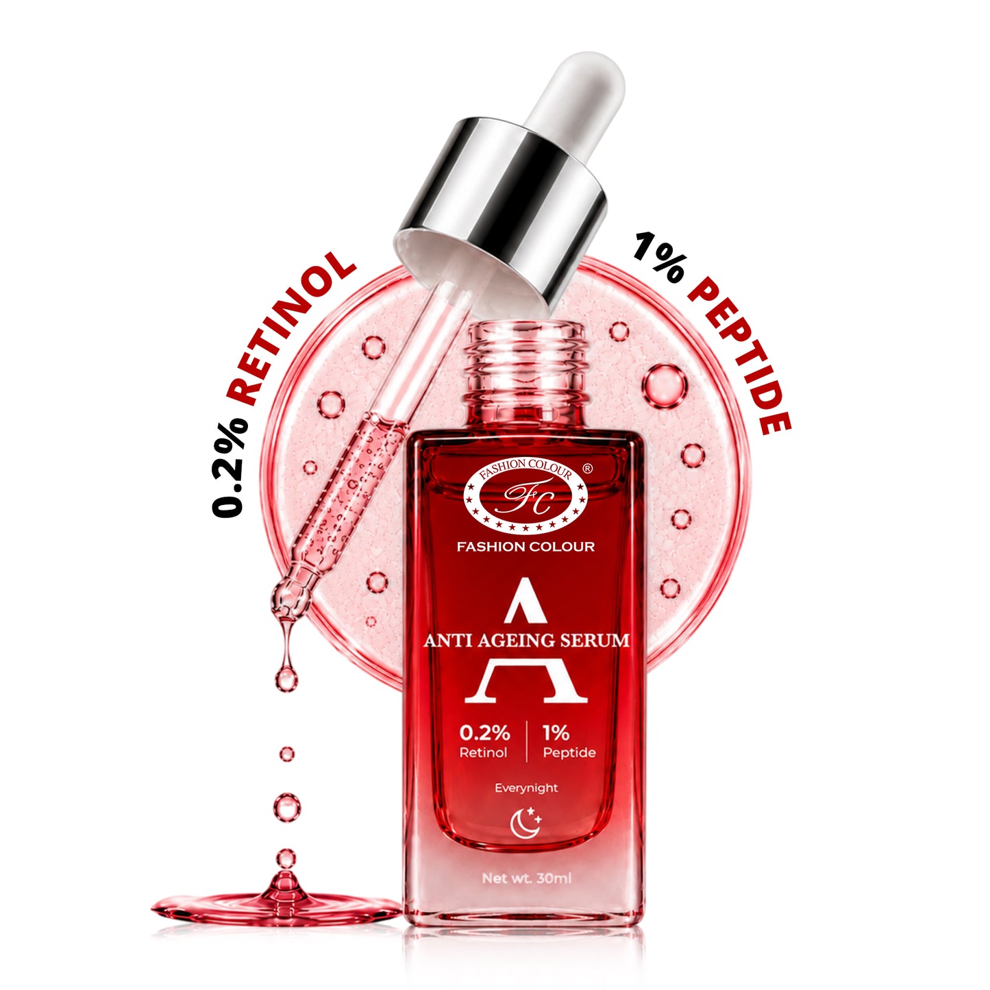 Anti-Ageing Face Serum with 0.2% Retinol & 1% Peptides
