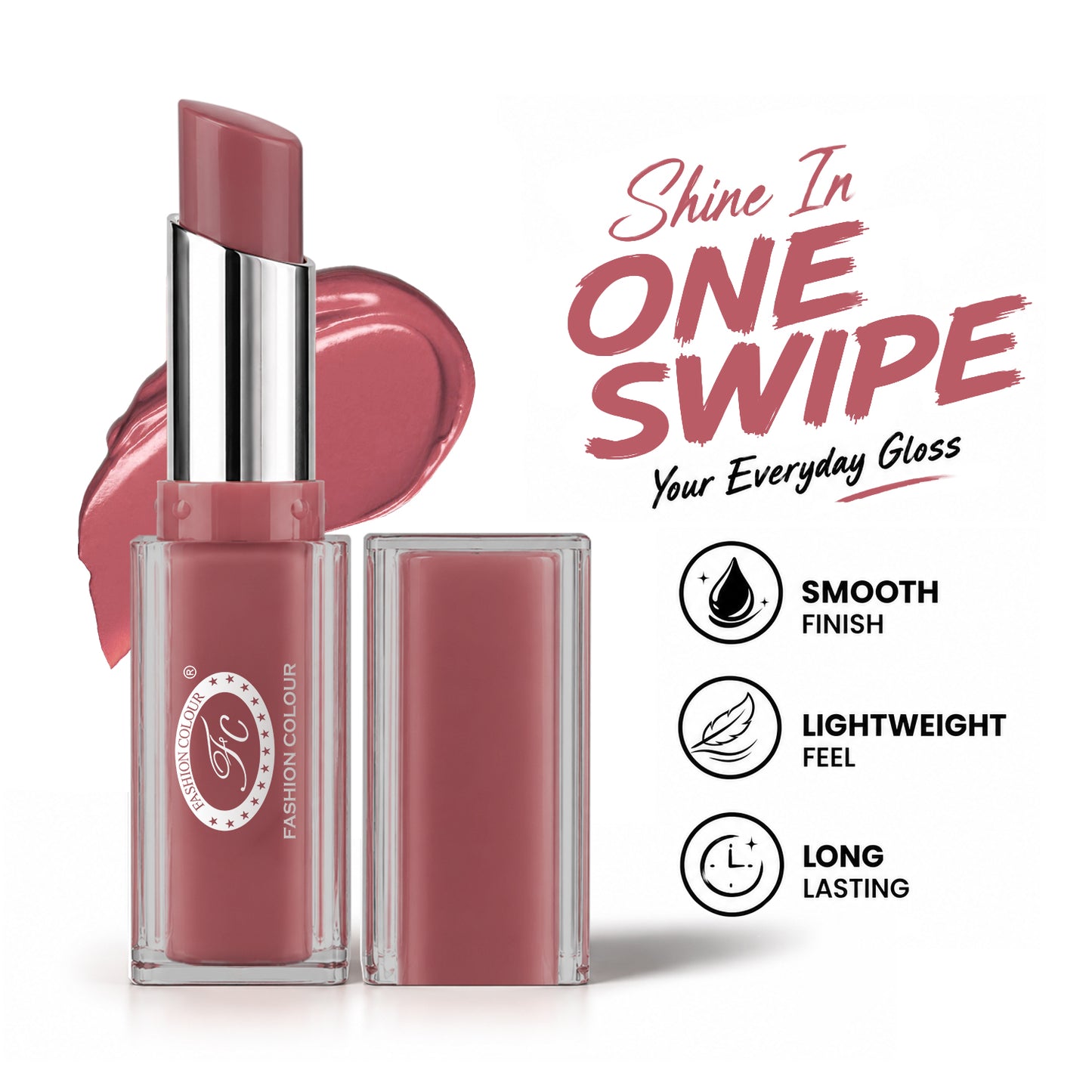 Crave Me Gloss Stick 3.1g | High-Shine Lip Gloss Stick | Smooth & Hydrating Creamy Gloss | Long-Lasting Moisturizing Lip Color for Soft & Glossy Lips