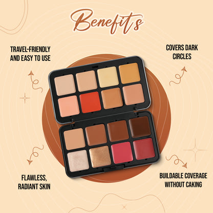 Glamorous Concealer Palette, 32gm