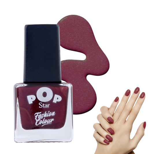 Pop Star Nail Polish (6.5 ml) | Dries In 45 Seconds | Glossy Finish | High Shine | Long Lasting Nail Polish For Women