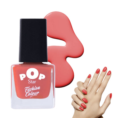 Pop Star Nail Polish (6.5 ml) | Dries In 45 Seconds | Glossy Finish | High Shine | Long Lasting Nail Polish For Women