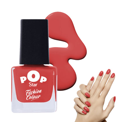 Pop Star Nail Polish (6.5 ml) | Dries In 45 Seconds | Glossy Finish | High Shine | Long Lasting Nail Polish For Women